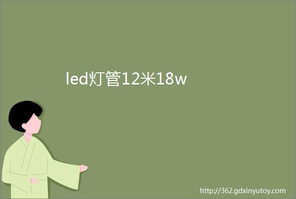 led灯管12米18w