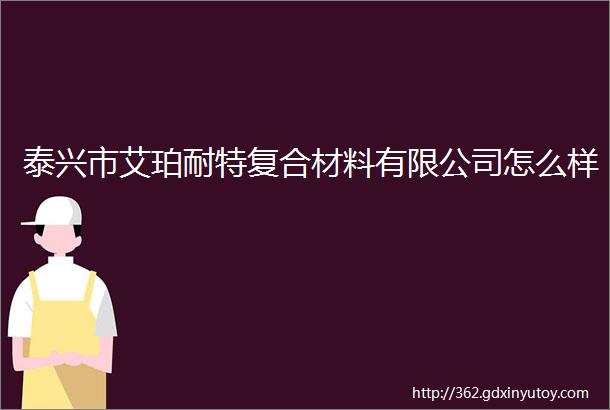 泰兴市艾珀耐特复合材料有限公司怎么样