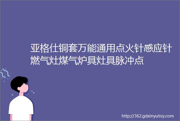 亚格仕铜套万能通用点火针感应针燃气灶煤气炉具灶具脉冲点