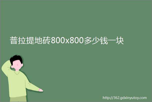 普拉提地砖800x800多少钱一块