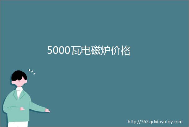 5000瓦电磁炉价格